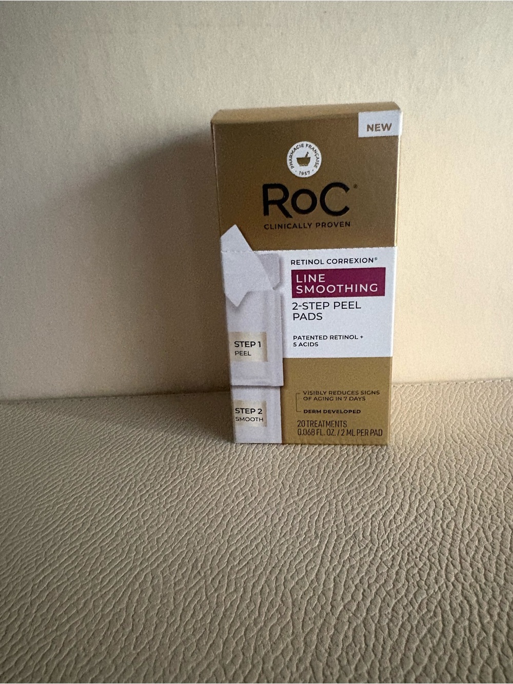 RoC Line Smoothing 2-Step Peel Pads - new